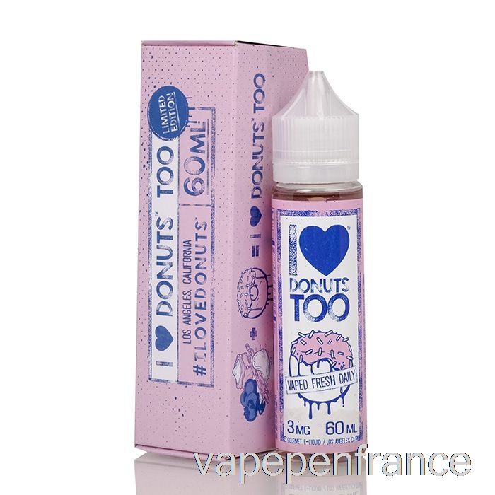 J'aime Les Beignets - Jus De Chapelier Fou - Stylo Vape 60 Ml 0 Mg